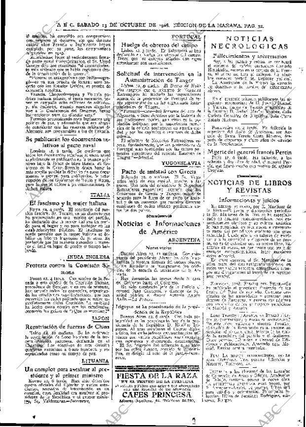ABC MADRID 13-10-1928 página 32