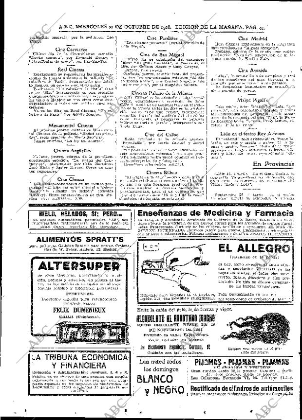 ABC MADRID 17-10-1928 página 44