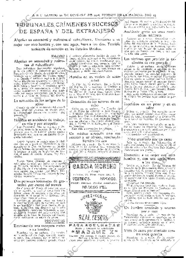 ABC MADRID 20-10-1928 página 23