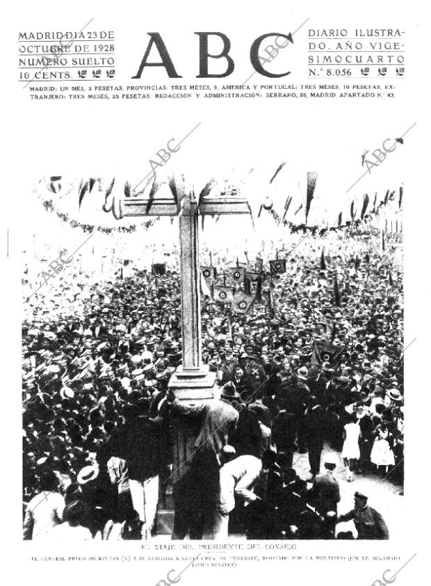 ABC MADRID 23-10-1928 página 1