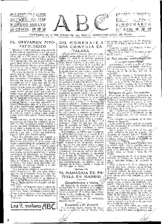 ABC MADRID 23-10-1928 página 15