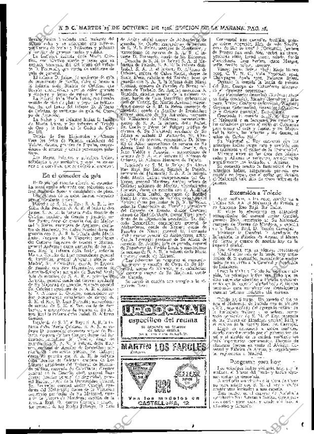 ABC MADRID 23-10-1928 página 16