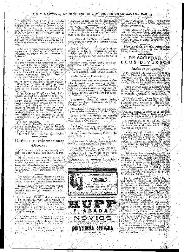 ABC MADRID 23-10-1928 página 25