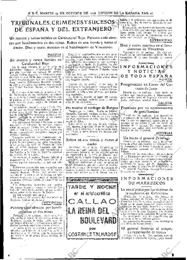 ABC MADRID 23-10-1928 página 27