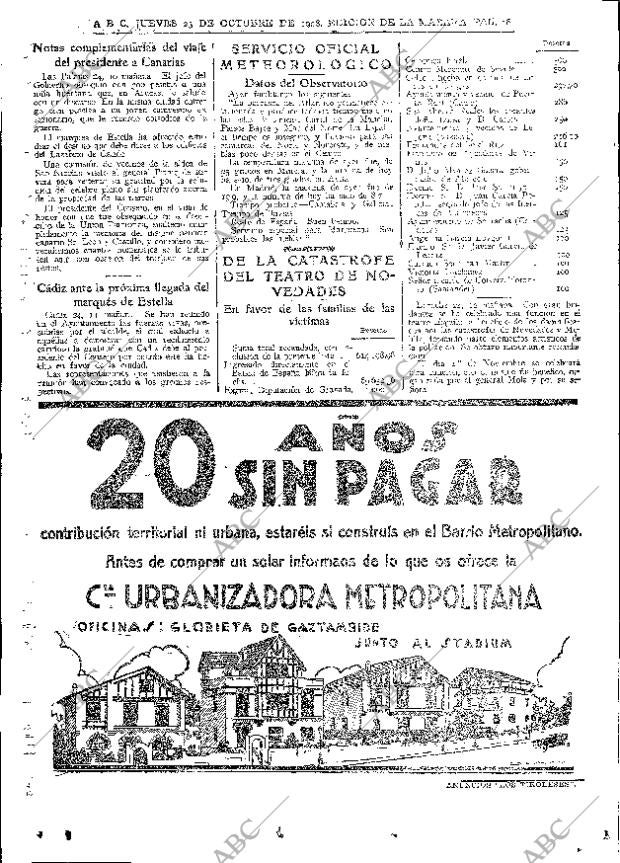 ABC MADRID 25-10-1928 página 16