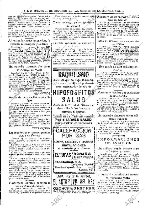 ABC MADRID 25-10-1928 página 25