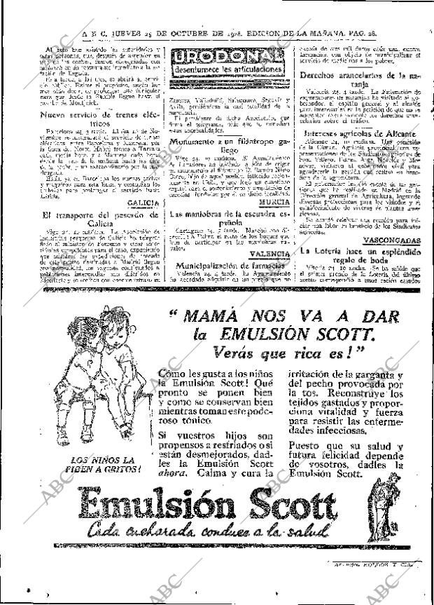 ABC MADRID 25-10-1928 página 28