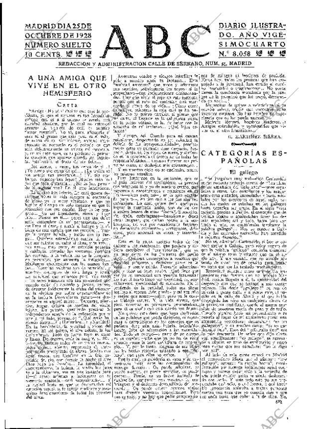 ABC MADRID 25-10-1928 página 3
