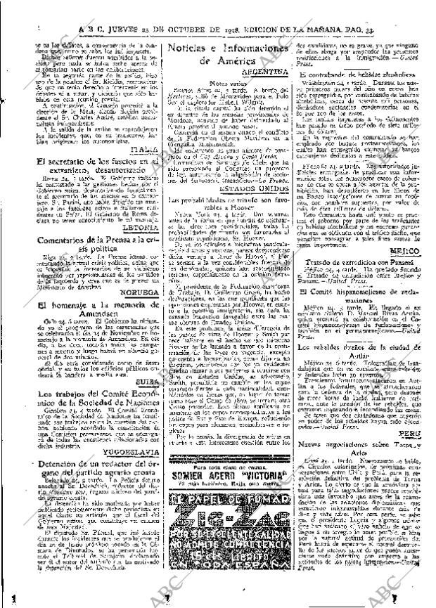 ABC MADRID 25-10-1928 página 33