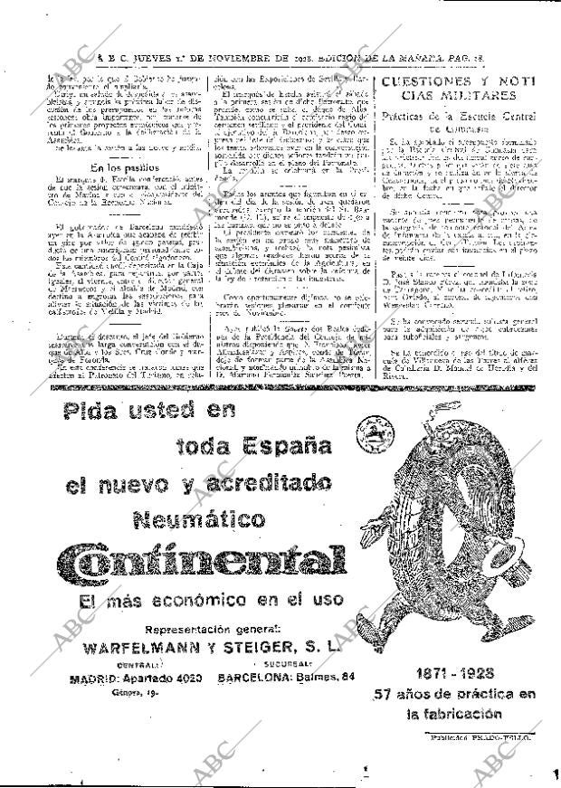 ABC MADRID 01-11-1928 página 18