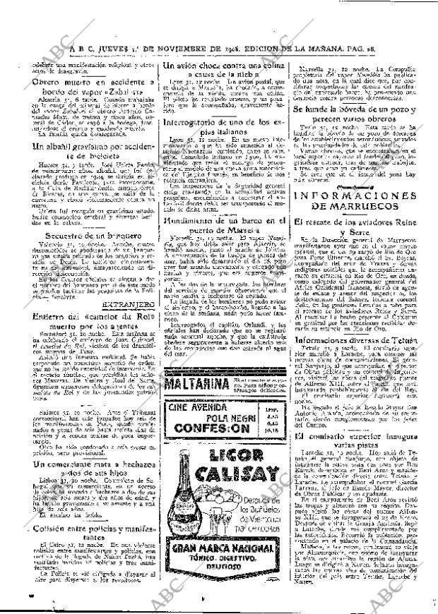 ABC MADRID 01-11-1928 página 28