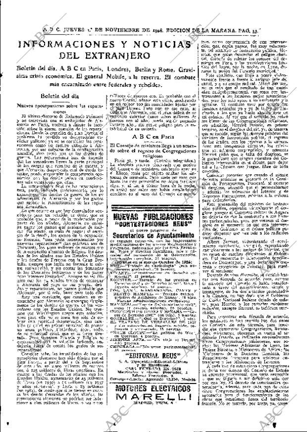 ABC MADRID 01-11-1928 página 33