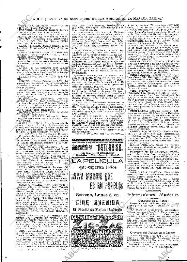ABC MADRID 01-11-1928 página 39