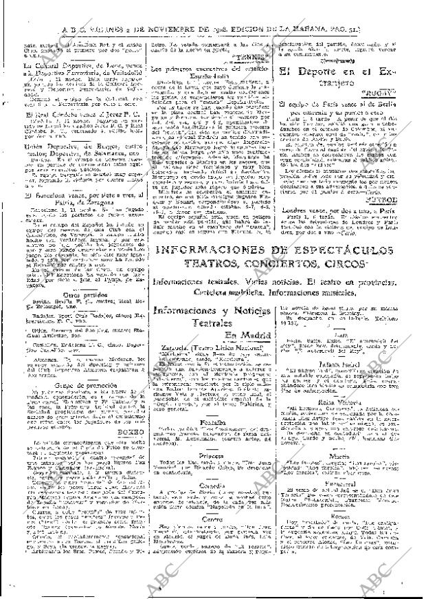 ABC MADRID 02-11-1928 página 31