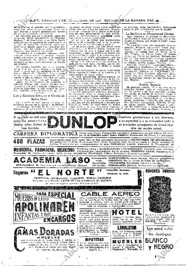 ABC MADRID 04-11-1928 página 52