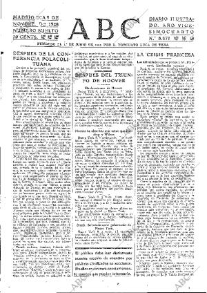 ABC MADRID 09-11-1928 página 15