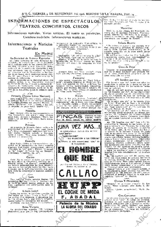 ABC MADRID 09-11-1928 página 34