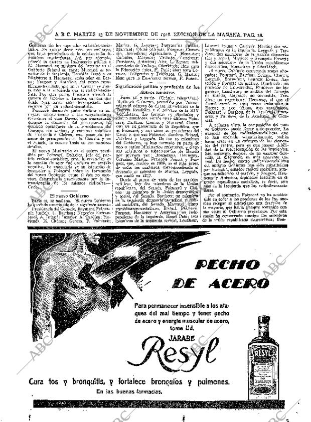 ABC MADRID 13-11-1928 página 18