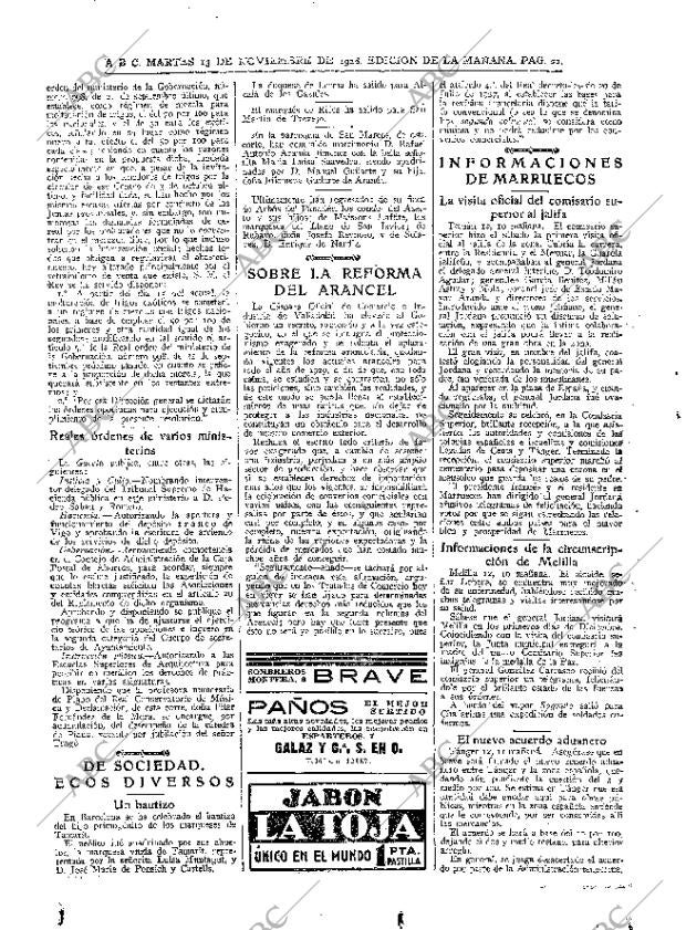 ABC MADRID 13-11-1928 página 22