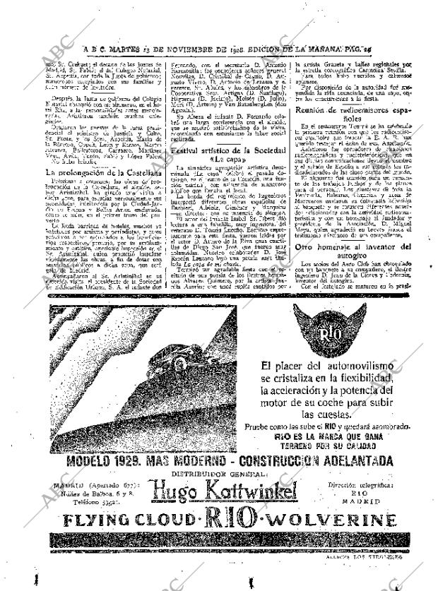 ABC MADRID 13-11-1928 página 24