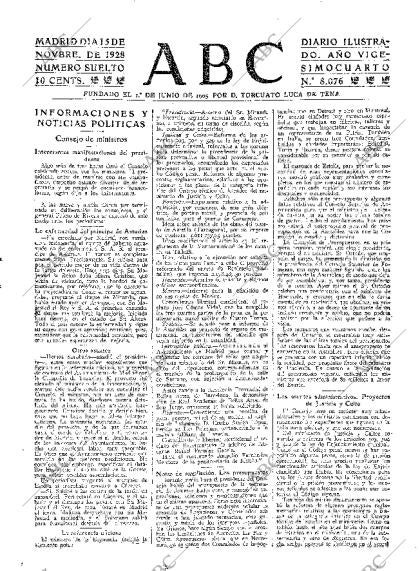 ABC MADRID 15-11-1928