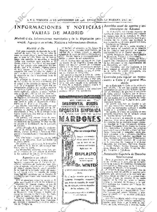 ABC MADRID 16-11-1928 página 21