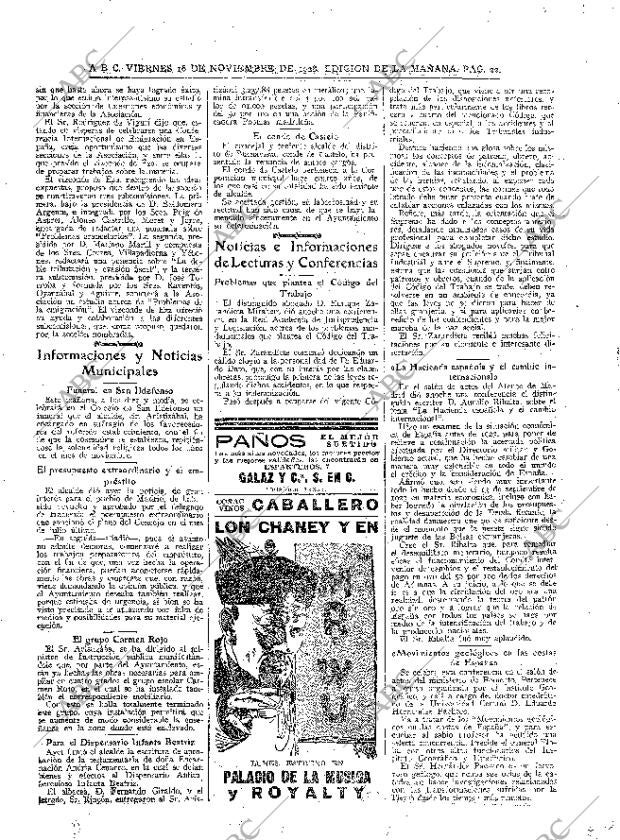 ABC MADRID 16-11-1928 página 22