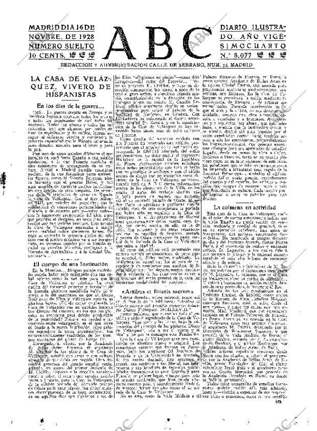 ABC MADRID 16-11-1928 página 3