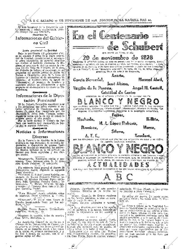 ABC MADRID 17-11-1928 página 21