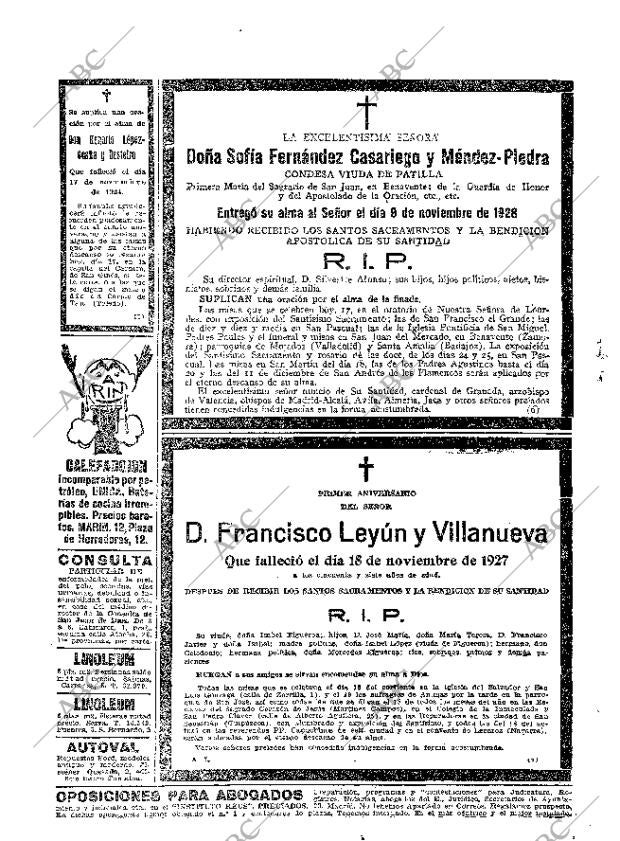 ABC MADRID 17-11-1928 página 42