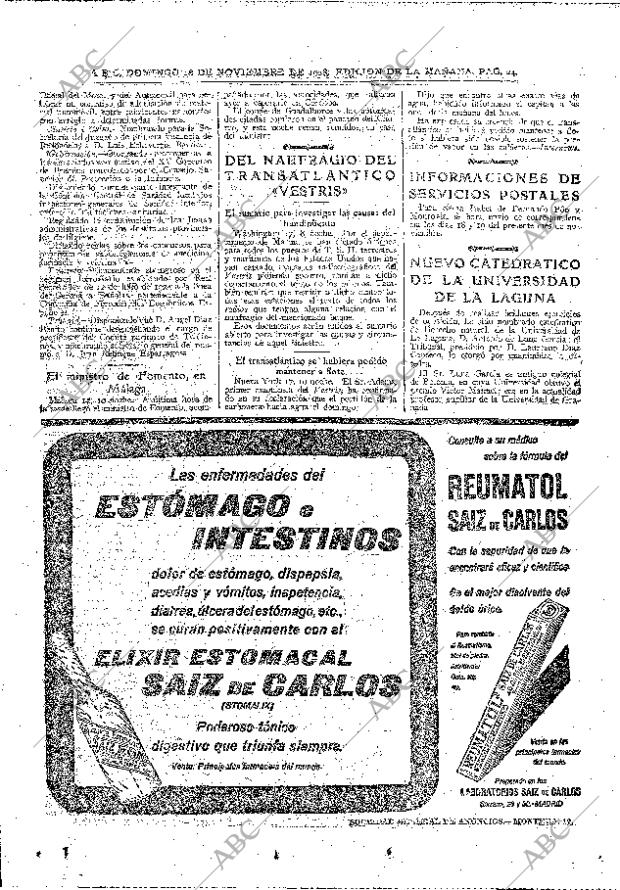 ABC MADRID 18-11-1928 página 24