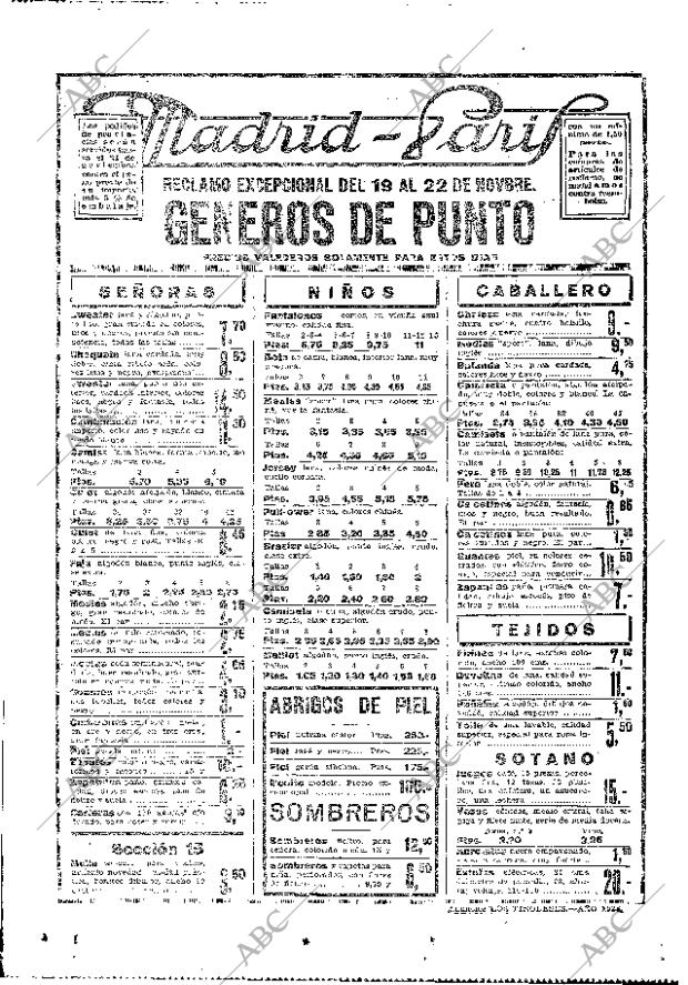 ABC MADRID 18-11-1928 página 38