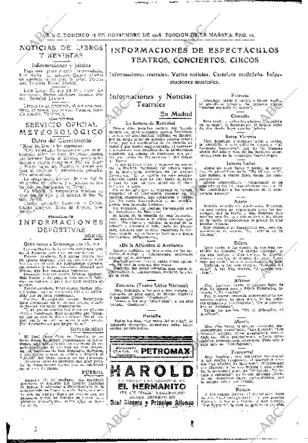 ABC MADRID 18-11-1928 página 42
