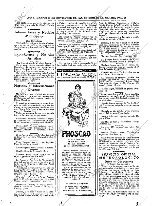 ABC MADRID 20-11-1928 página 25