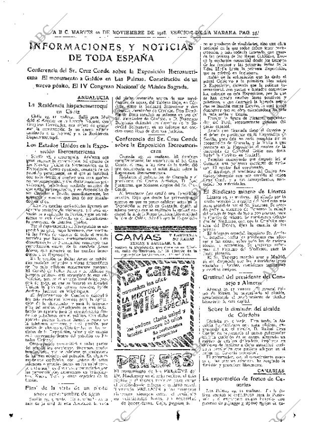 ABC MADRID 20-11-1928 página 35