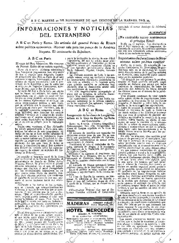 ABC MADRID 20-11-1928 página 39