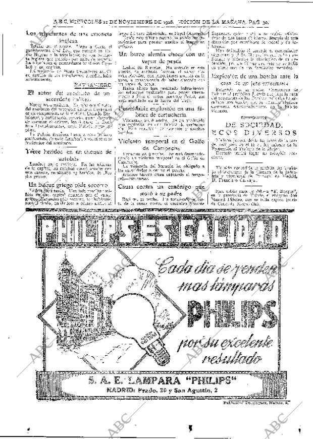 ABC MADRID 21-11-1928 página 30