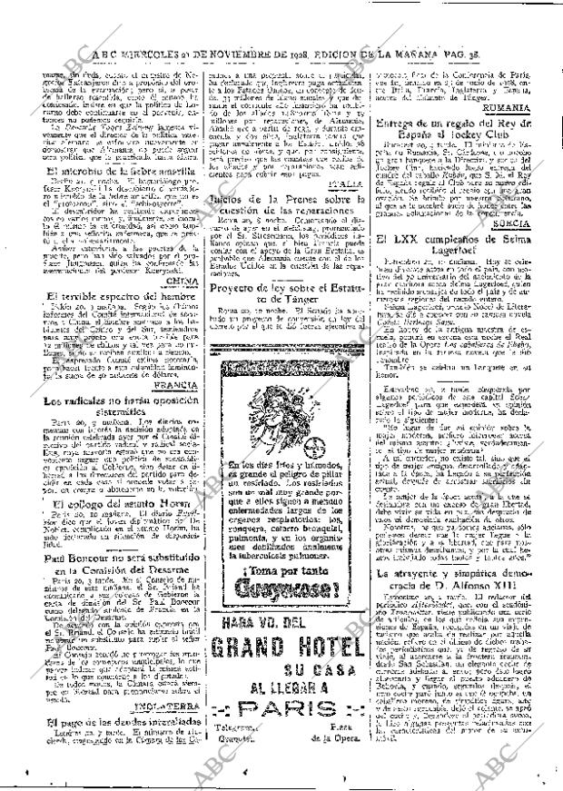 ABC MADRID 21-11-1928 página 38