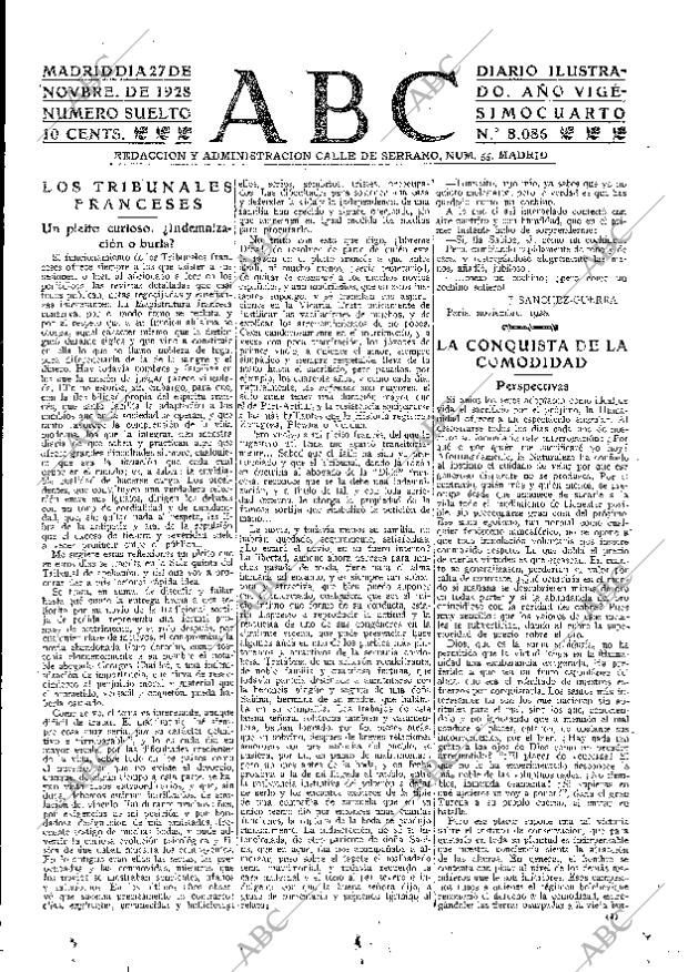 ABC MADRID 27-11-1928 página 3