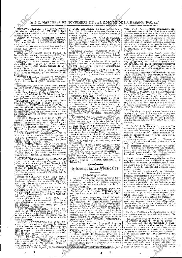ABC MADRID 27-11-1928 página 45