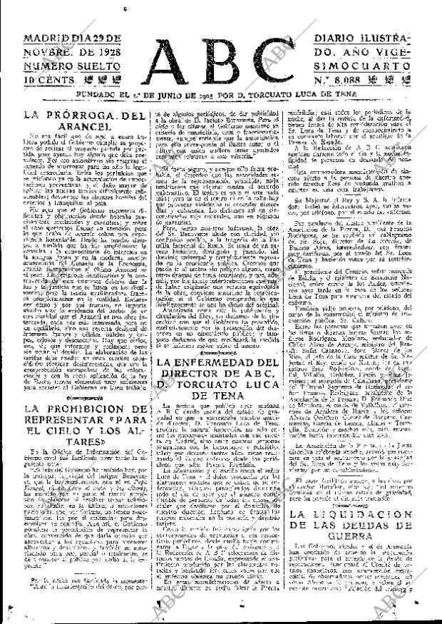 ABC MADRID 29-11-1928 página 15