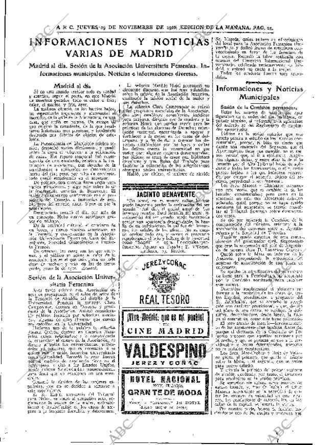 ABC MADRID 29-11-1928 página 21