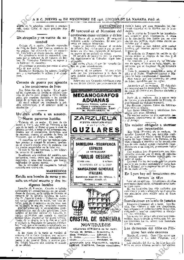 ABC MADRID 29-11-1928 página 26