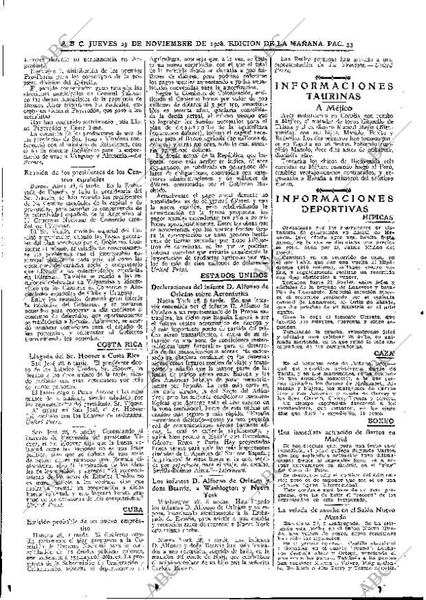 ABC MADRID 29-11-1928 página 33