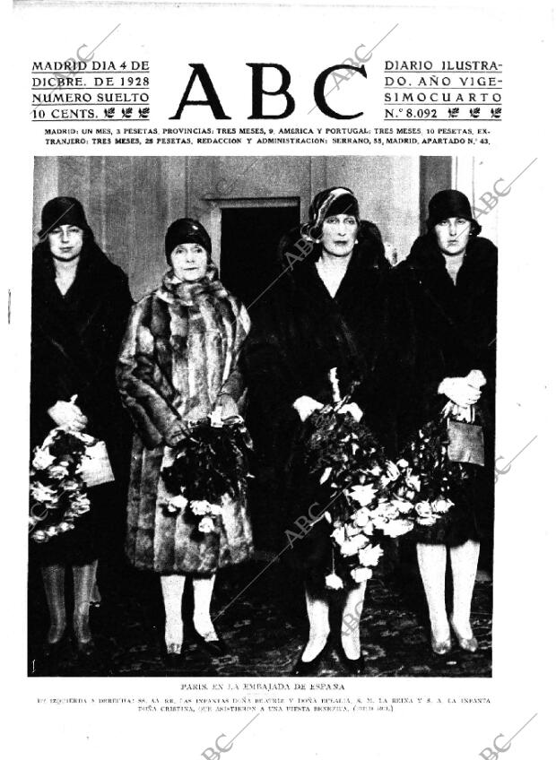 ABC MADRID 04-12-1928 página 1