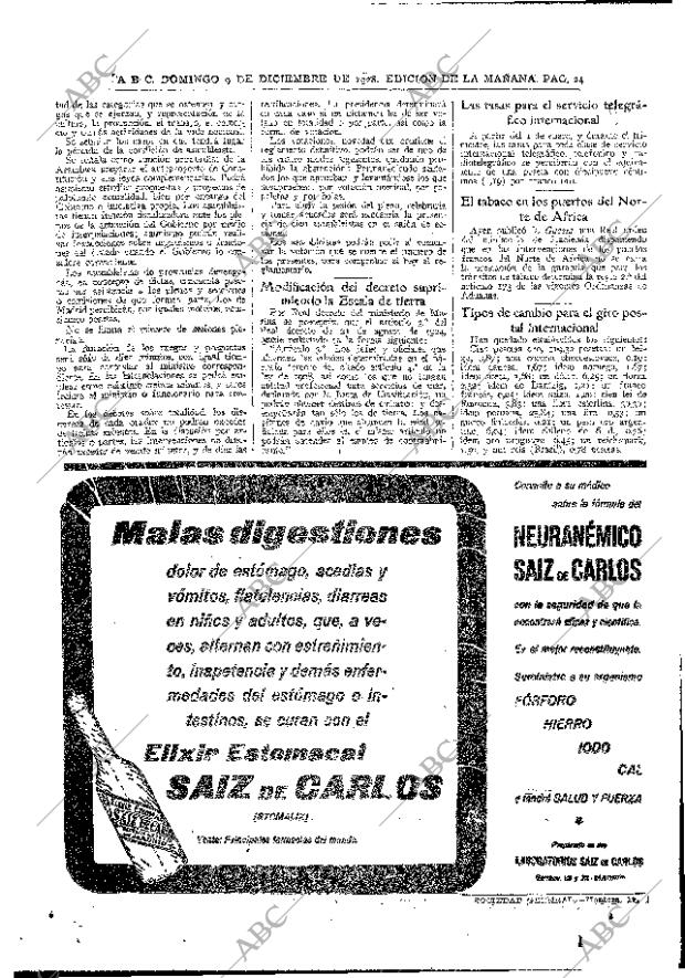 ABC MADRID 09-12-1928 página 24