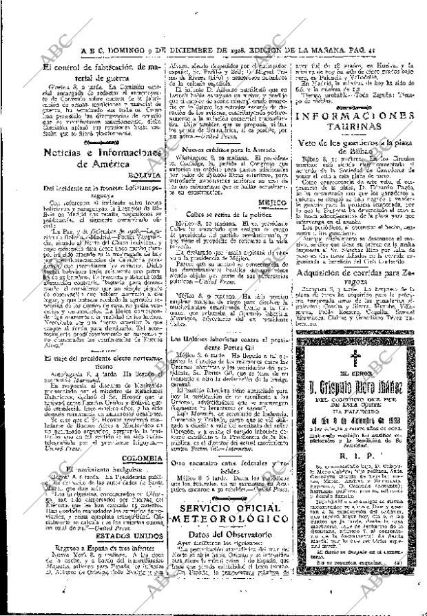 ABC MADRID 09-12-1928 página 41