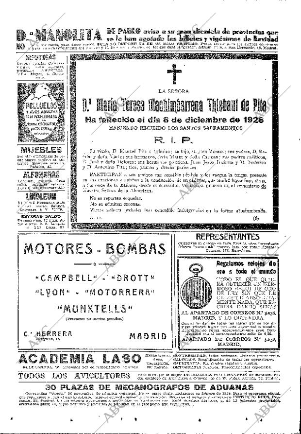 ABC MADRID 09-12-1928 página 56