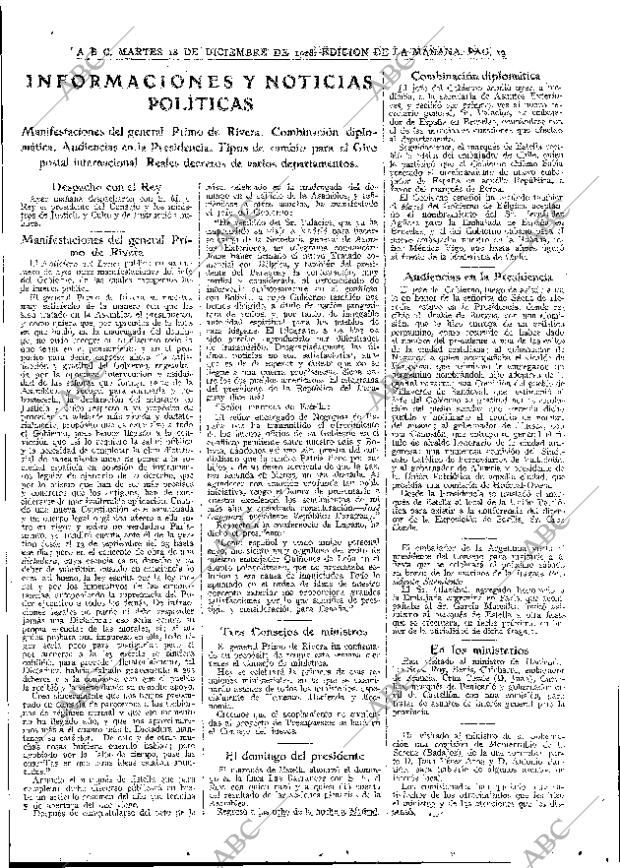 ABC MADRID 18-12-1928 página 19