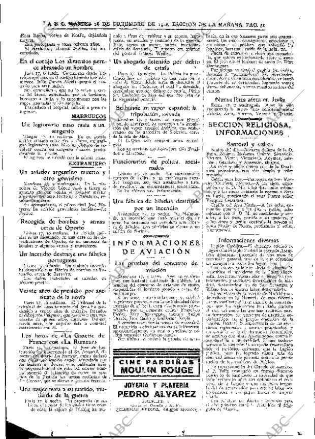 ABC MADRID 18-12-1928 página 31